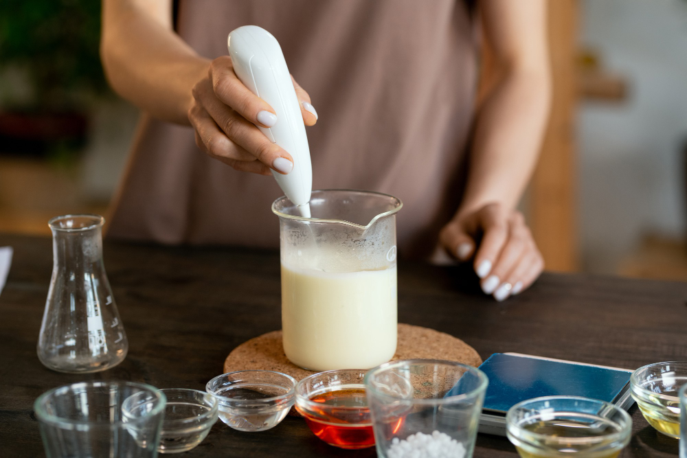 Preparation of Punjabi Lassi
